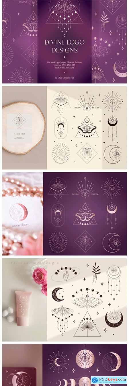 Divine Beauty Logo Designs, Patterns