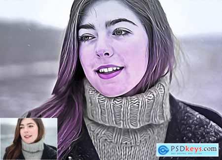 Hard Oil Painting Photoshop Action 5676840