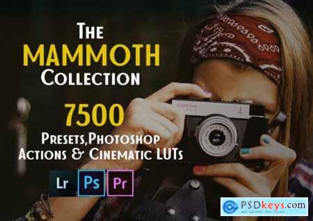 7500 Presets, Photoshop Actions and Cinematic LUTs