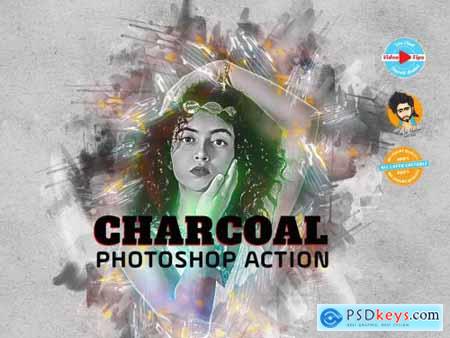 Charcoal Photoshop Action 5995421