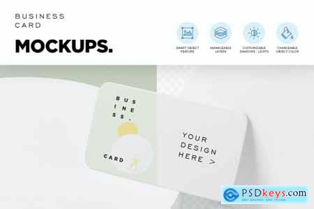 US Size Business Card Mockups