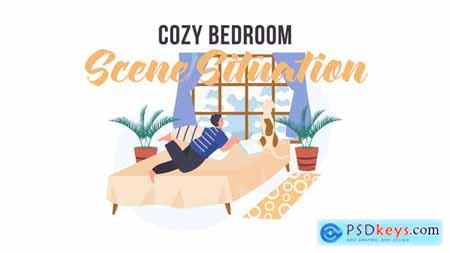 Cozy bedroom - Scene Situation 32350398