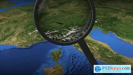 Magnifying Glass Finds Genoa City on the Map 32356443