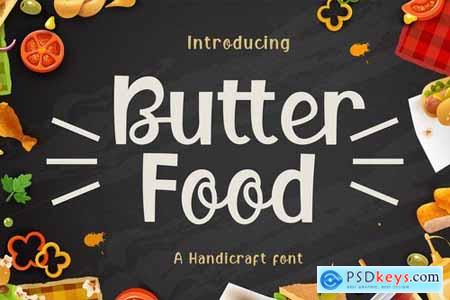 Butter Food - Handcraft Display Font