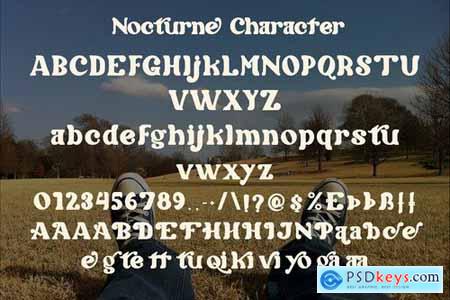 Nocturne - Podgy Serif Font