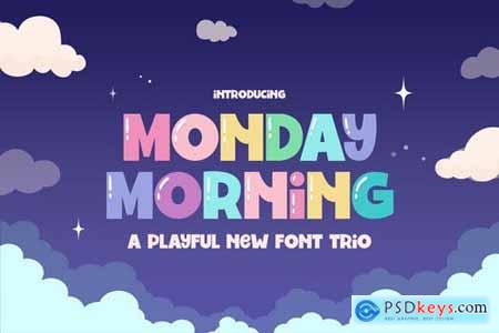 Monday Morning Font Trio