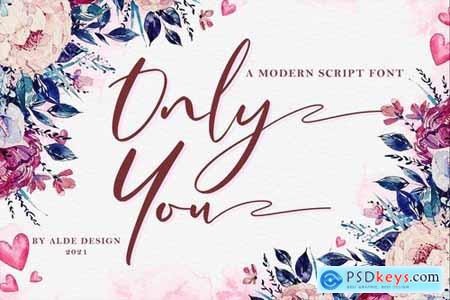Only You - Modern Script Font