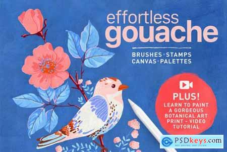 Gouache Brushes for Procreate 6146972
