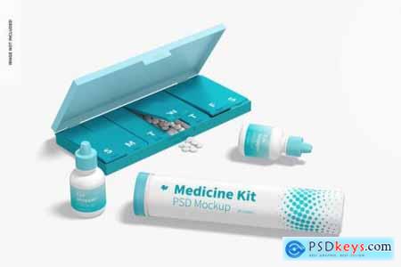 Medicine kit mockup