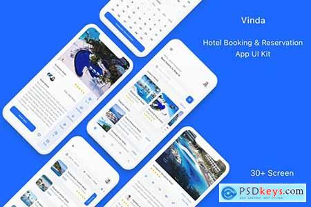 Vinda - Hotel Booking & Reservation App UI Kit