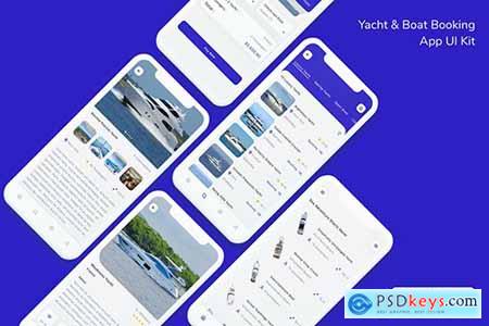 Yacht & Boat Booking App UI Kit