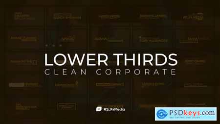 Lower Thirds - Clean Corporate 31846876