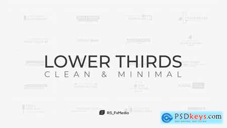 Lower Thirds - Clean & Minimal 31864661