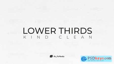 Lower Thirds - Kind Clean 31864695
