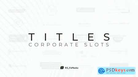 Titles - Corporate Slots 32000574 