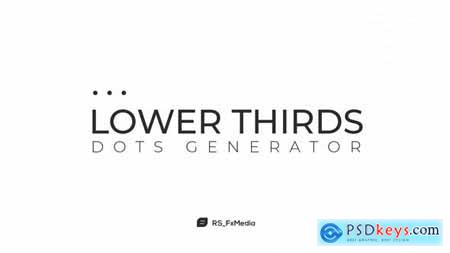 Lower Thirds - Dots Generator 31864721