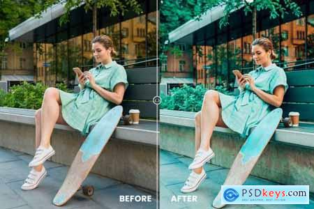 Luxury Green Photoshop Action & Lightrom Presets