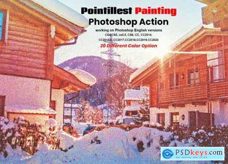 Pointillist Painting PS Action 5888220