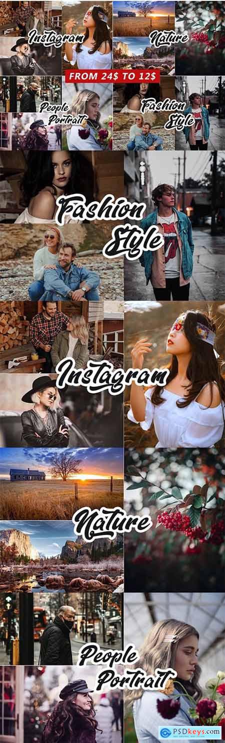 4 IN 1 Photoshop Actions Bundle 5810759