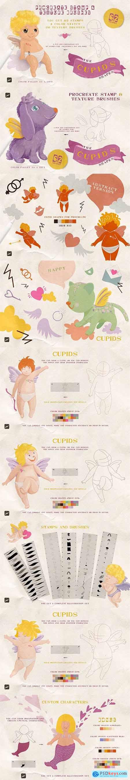 Cupids Procreate Stamps 5778334