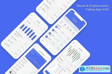 Bitcoin & Cryptocurrency Trading App UI Kit