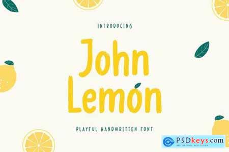 John Lemon - Playful Handwritten Font