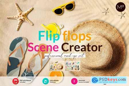 Flip Flops Scenes Creator Mock-ups 6196758