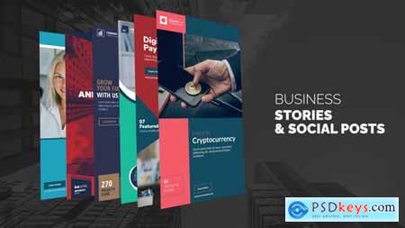 Business Stories & Social Post B75 32515262