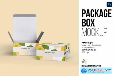 Package Box Mockup - 7 views 6165495
