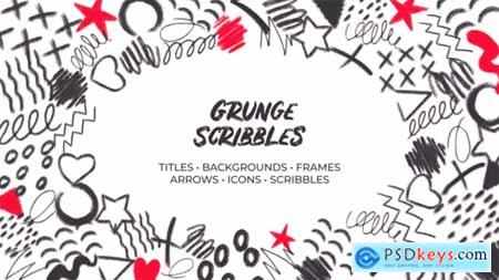 Grunge Scribbles Hand Drawn Pack 32553670