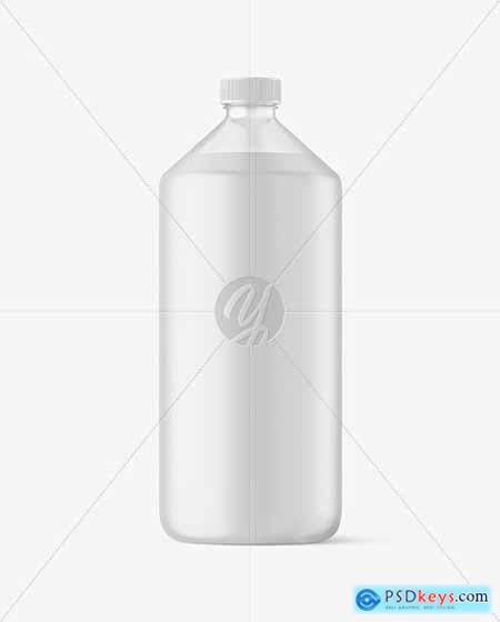 Frosted Plastic Bottle Mockup 84719