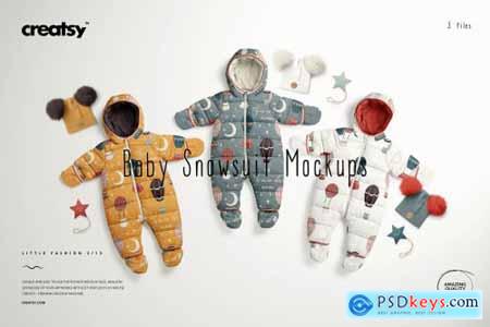 Baby Snowsuit Mockup Set (13-LFv.2) 5799574