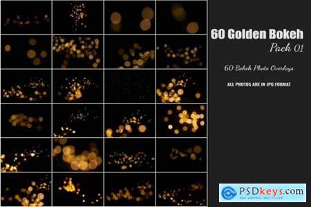 60 Golden Bokeh Pack 01 lights 5770474