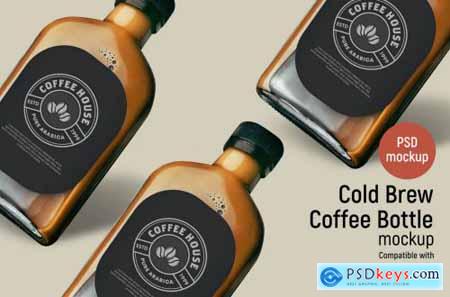Download Cold Brew Coffee Bottle Mockup Free Download Photoshop Vector Stock Image Via Torrent Zippyshare From Psdkeys Com