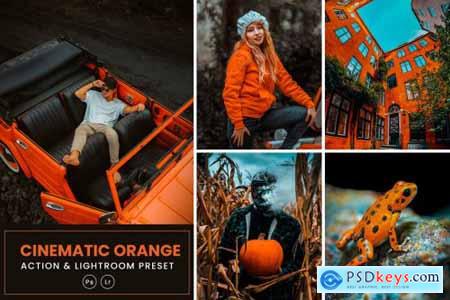 Cinematic Orange Action & Lightrom Presets