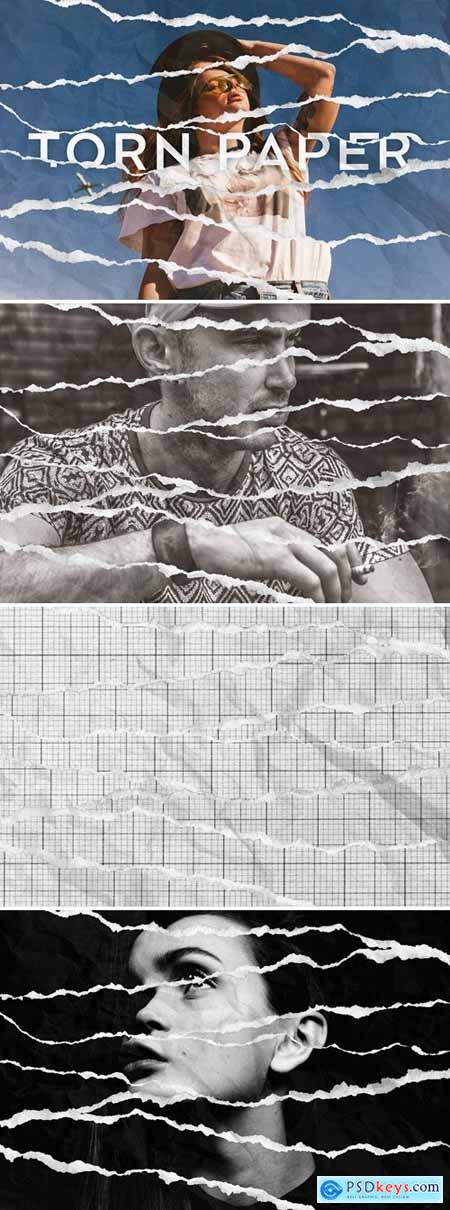 create ripped paper effect in photoshop