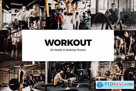 20 Workout Lightroom Presets & LUTs 6216994