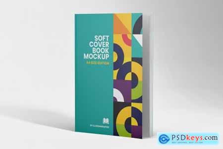 Soft Cover Book Mockup - A4 6126932
