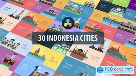 Indonesia Cities Animation DaVinci Resolve 32582786