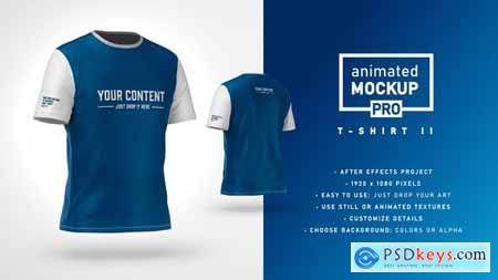 T-shirt II Mockup Template - Animated Mockup PRO 32607556