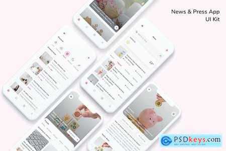 News & Press App UI Kit