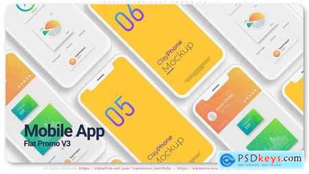 Mobile App Flat Promo V3 32638130