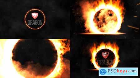 Burning Logo Reveal 32685380