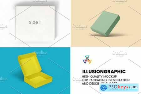 Mailing Carton Box Mockup - 9 views 6232567