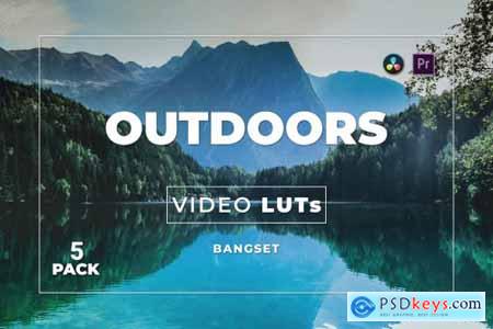 Bangset Outdoors Pack 5 Video LUTs
