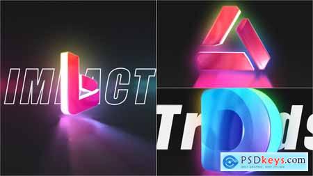 3D Color Logo Intro 32496087
