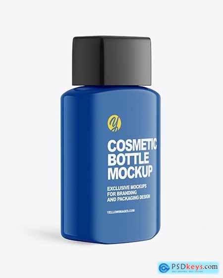 Glossy Cosmetic Bottle Mockup 84878