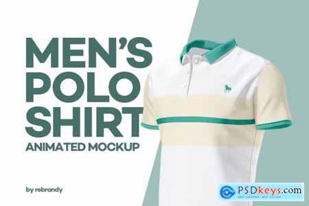 Men`s Polo Shirt Animated Mockup 6232863