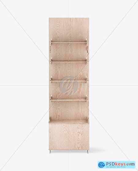 Wooden Display Stand Mockup 84877