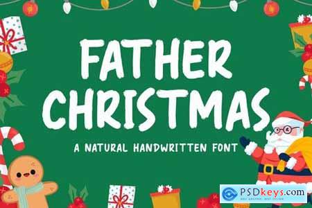 Father Christmas - Natural Handwritten Font